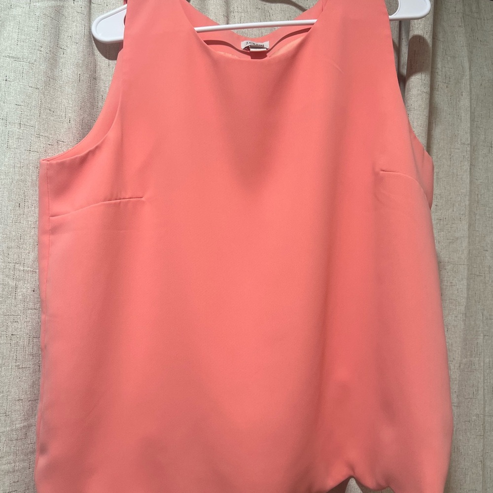 J. Crew Coral Tank Top